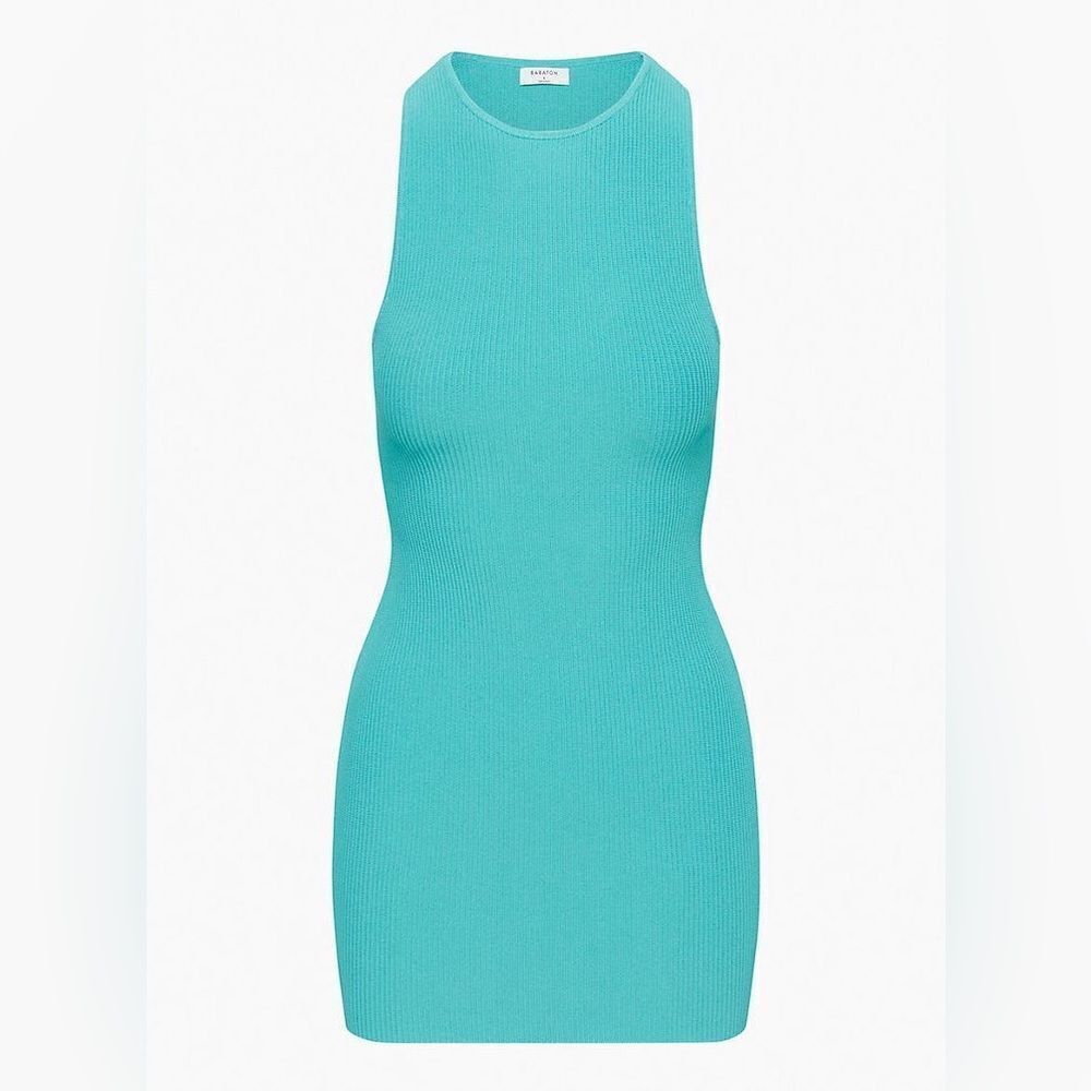 Babaton | Sculpt Knit Racer Mini Dress